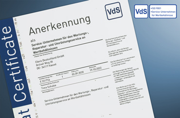 Zertifizierung nach VdS 3529